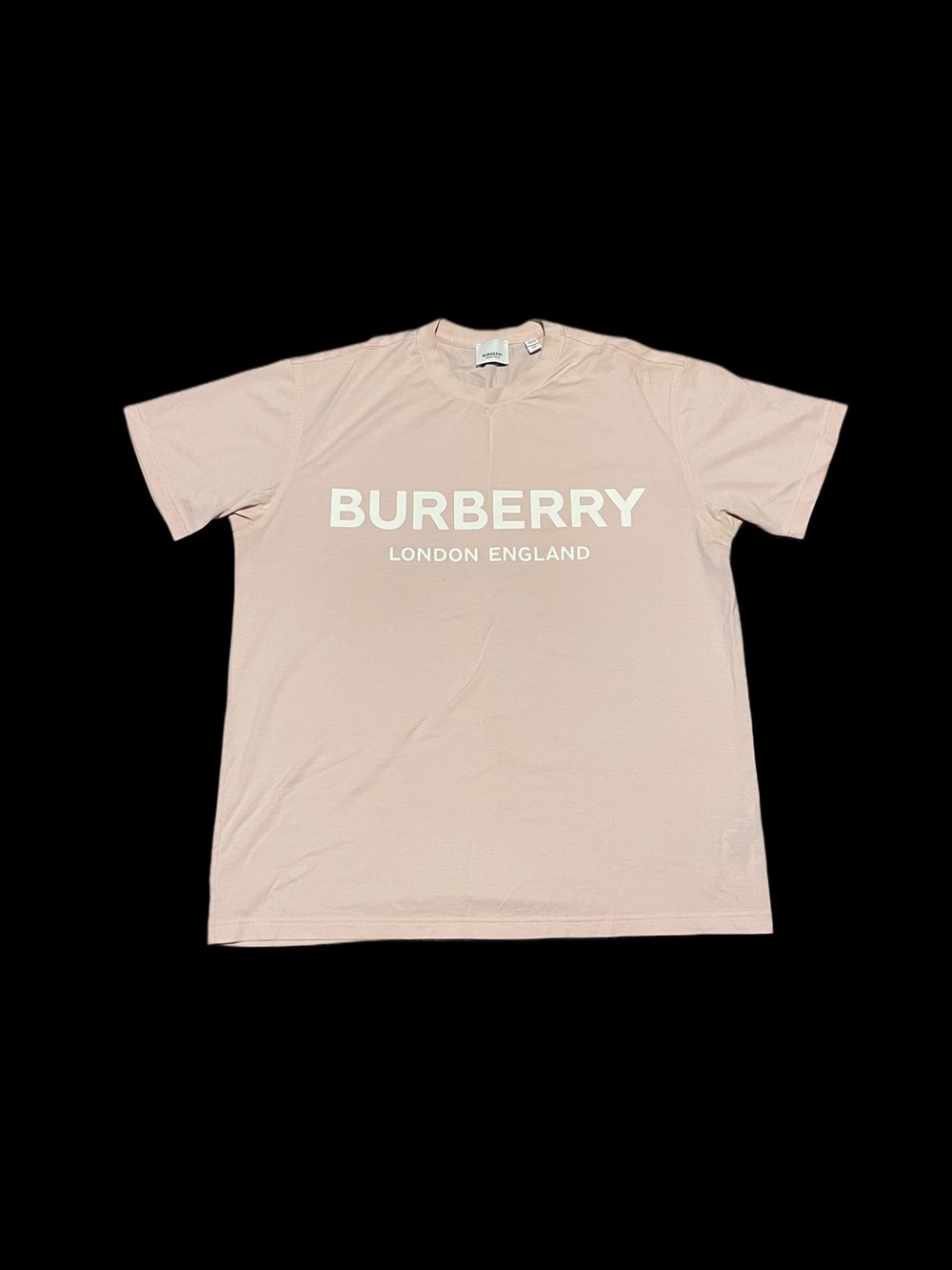 Burberry Light Pink Logo Short-Sleeve Tee